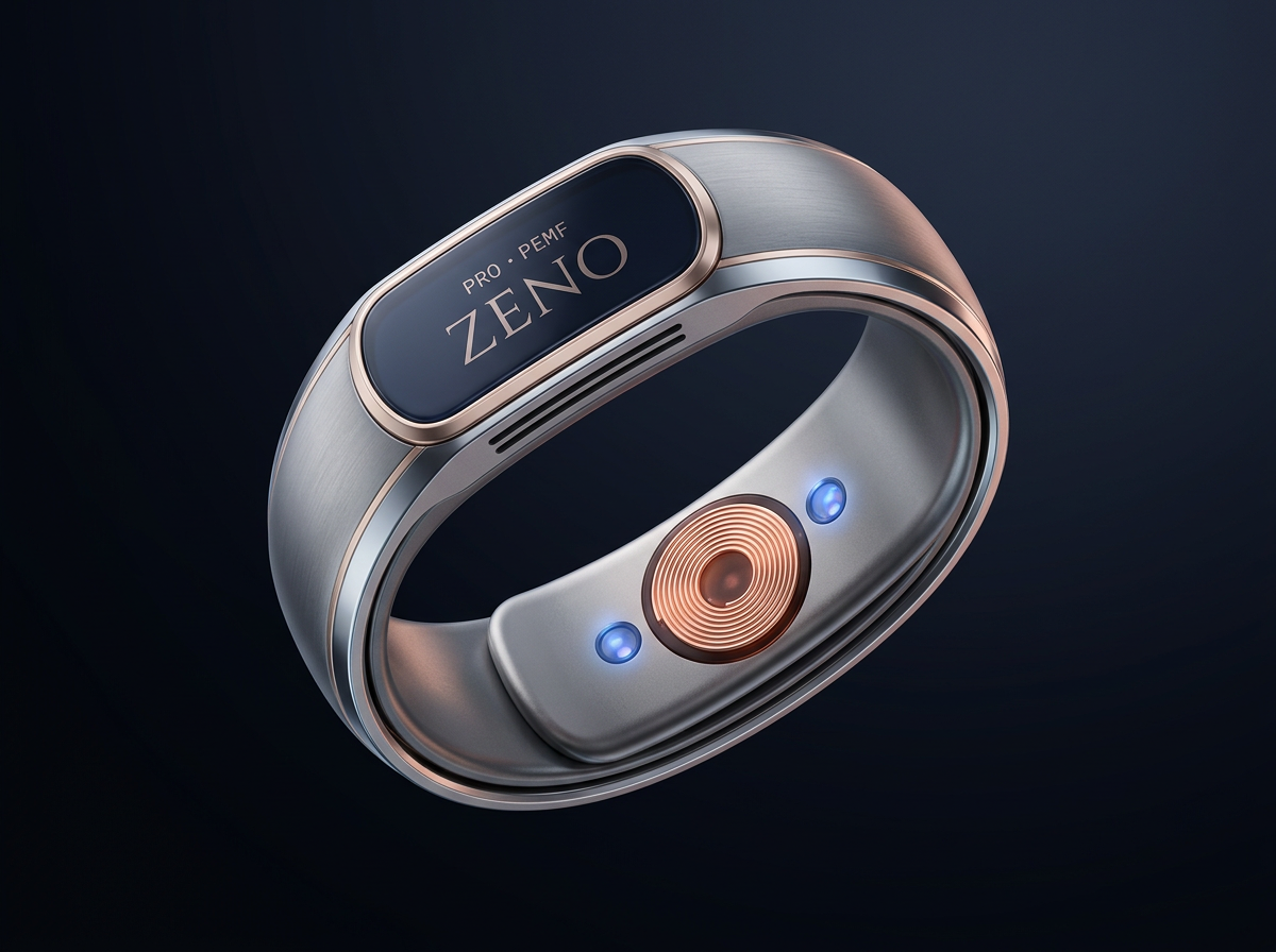 Zeno Band Pro — clinical-grade PEMF sleep wearable, wrist and ankle form factor